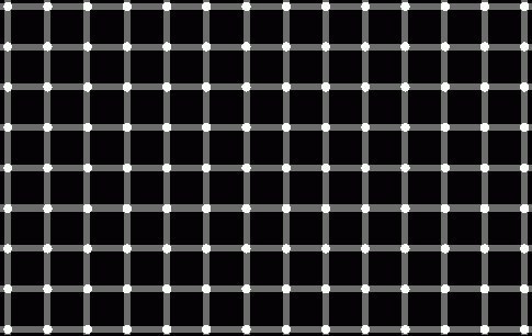 Try to focus on one of the dots.